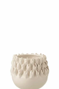 DAHEIM Pflanzenkübel & Blumentöpfe-Blumentopf Ibiza Ø 15,5 cm Weiß
