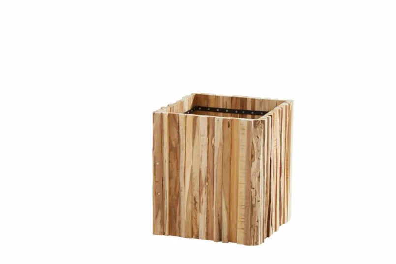 idyl Pflanzenkübel & Blumentöpfe-Blumentopf Reivo 45 x 50 x 45 cm Teak