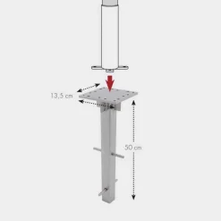 Doppler Zubehör-Bodenanker für Ampelschirme