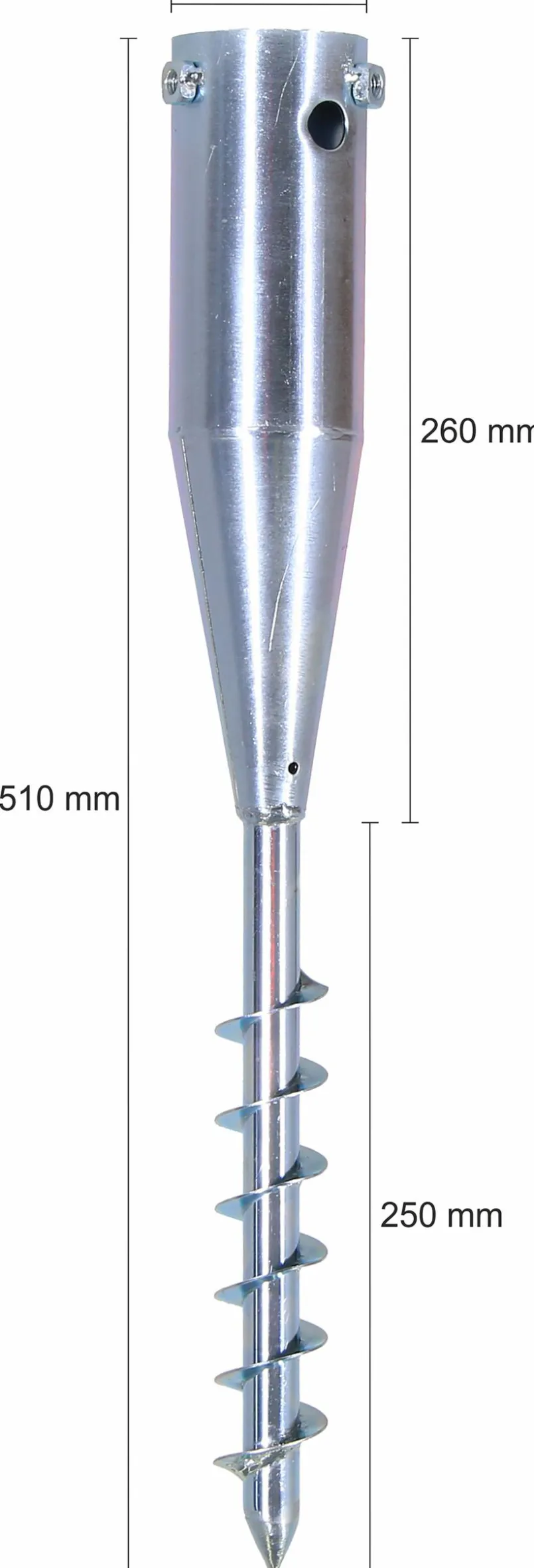Schneider Schirme Zubehör-Bodendübel Für Sonnenschrim Silber