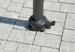 Zubehör|Schneider Schirme Bodenplatte Universal Für Ampelschirm Silber