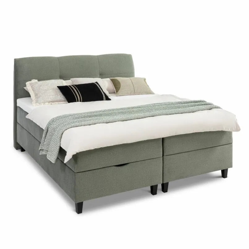 Ergodream Betten-Boxbett Lund 180 x 200 cm Forest Green