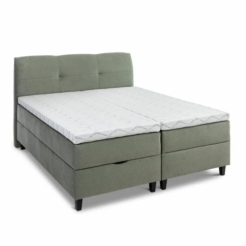 Ergodream Betten-Boxbett Lund 180 x 200 cm Forest Green