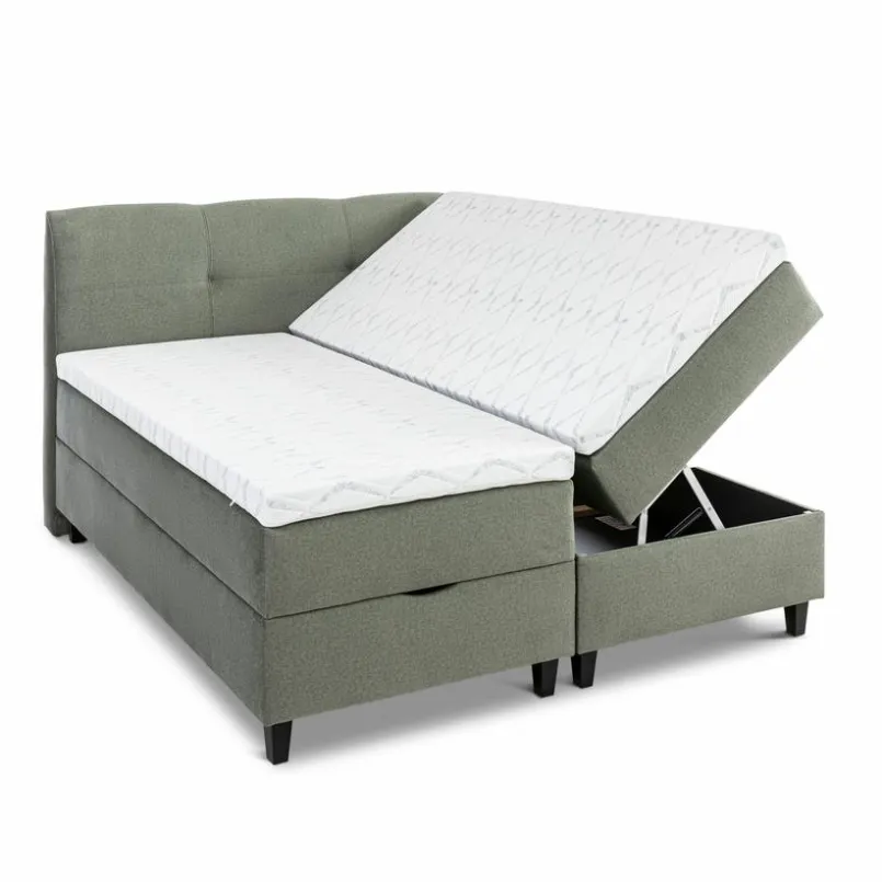 Ergodream Betten-Boxbett Lund 180 x 200 cm Forest Green