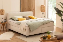 Betten| Boxspringbett Blizzard 180 x 200 cm Beige