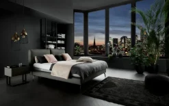HUKLA Comfortbetten Betten-Boxspringbett Brisbane 180 x 200 cm Graphit