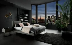 HUKLA Comfortbetten Betten-Boxspringbett Brisbane 180 x 200 cm Graphit