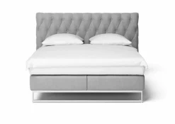 JOOP! Betten-Boxspringbett Chesterfield 180 x 200 cm Hellgrau