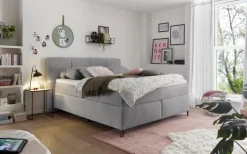 set one by Musterring Betten-Boxspringbett Fairfield 160 x 200 cm Dove