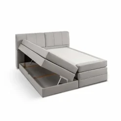 Betten-Boxspringbett Luna 180 x 200 cm Grau