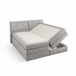 Betten-Boxspringbett Luna 180 x 200 cm Grau