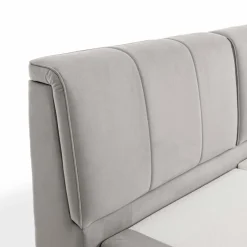 Betten-Boxspringbett Luna 180 x 200 cm Grau