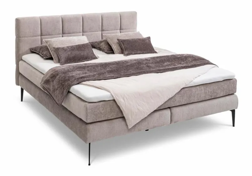 Betten| Boxspringbett Adel 160 x 200 cm Beige