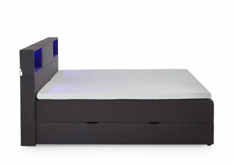 meise.möbel Jugendbetten|Jugendbetten-Boxspringbett Caja 180 x 200 cm Anthrazit