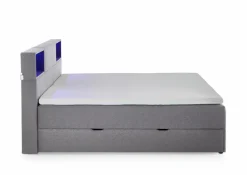 meise.möbel Jugendbetten|Jugendbetten-Boxspringbett Caja 180 x 200 cm Hellgrau