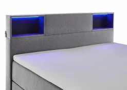 meise.möbel Jugendbetten|Jugendbetten-Boxspringbett Caja 180 x 200 cm Hellgrau