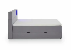 meise.möbel Jugendbetten|Jugendbetten-Boxspringbett Caja 120 x 200 cm Hellgrau