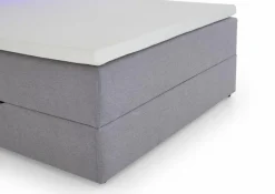 meise.möbel Jugendbetten|Jugendbetten-Boxspringbett Caja 120 x 200 cm Hellgrau
