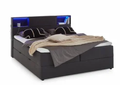 Jugendbetten|Jugendbetten|meise.möbel Boxspringbett Caja 160 x 200 cm Anthrazit