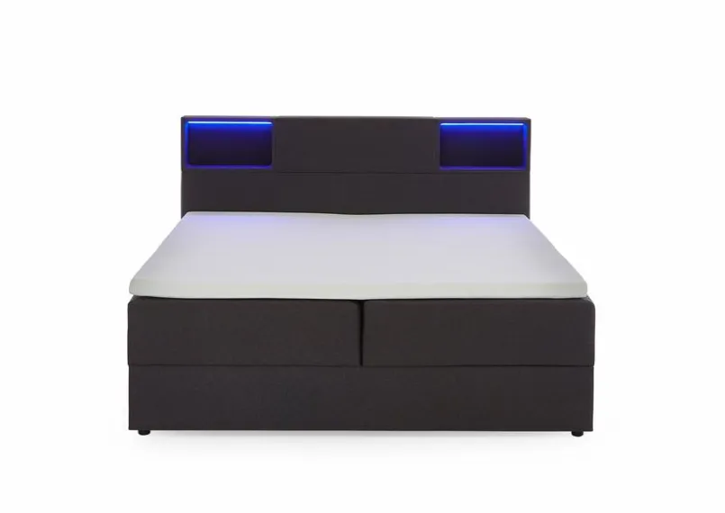 Jugendbetten|Jugendbetten|meise.möbel Boxspringbett Caja 160 x 200 cm Anthrazit