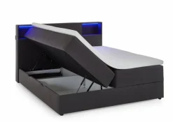 Jugendbetten|Jugendbetten|meise.möbel Boxspringbett Caja 160 x 200 cm Anthrazit