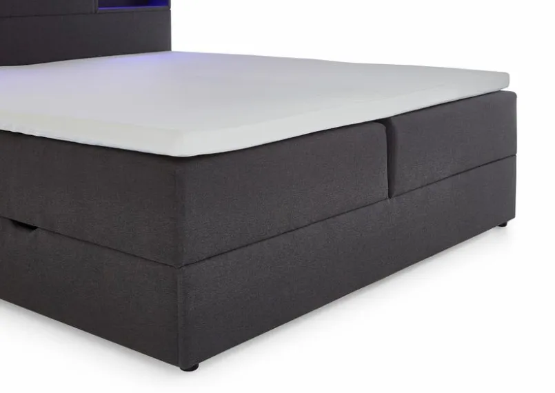Jugendbetten|Jugendbetten|meise.möbel Boxspringbett Caja 160 x 200 cm Anthrazit