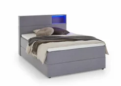 Kinderbetten|Kinderbetten|meise.möbel Boxspringbett Caja 140 x 200 cm Hellgrau