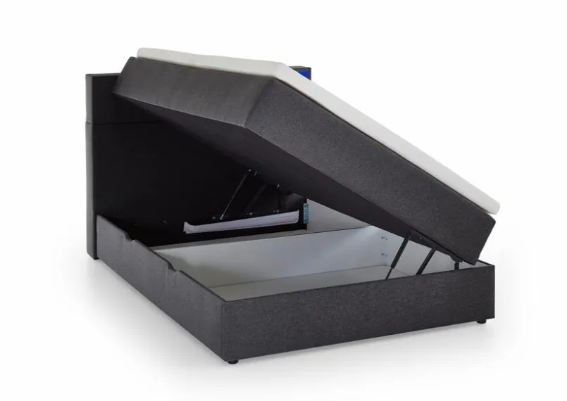 meise.möbel Jugendbetten|Jugendbetten-Boxspringbett Caja 120 x 200 cm Anthrazit