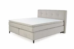 Betten-Boxspringbett Capello 180 x 200 cm Grau