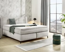 Betten-Boxspringbett Capello 180 x 200 cm Grau