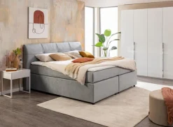 Winkle Betten-Boxspringbett Dreambox 180 x 200 cm Hellblau