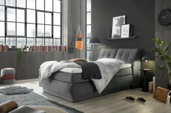 set one by Musterring Betten-Boxspringbett Fairfield 140 x 200 cm Anthrazit