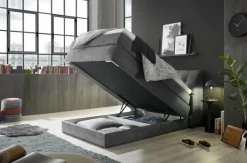 set one by Musterring Betten-Boxspringbett Fairfield 140 x 200 cm Anthrazit