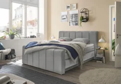 set one by Musterring Betten-Boxspringbett Fairfield 180 x 200 cm Grau