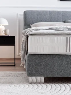 ADA Premium Betten-Boxspringbett Hamilton 180 x 200 cm Grau