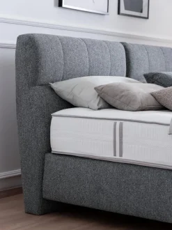 ADA Premium Betten-Boxspringbett Hamilton 180 x 200 cm Grau