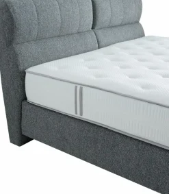 ADA Premium Betten-Boxspringbett Hamilton 180 x 200 cm Grau