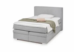 Betten| Boxspringbett Janella 140 x 200 cm Silber