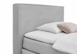 Betten| Boxspringbett Janella 140 x 200 cm Silber
