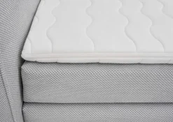 Betten| Boxspringbett Janella 140 x 200 cm Silber