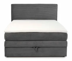 Betten-Boxspringbett Janett 140 x 200 cm Grau