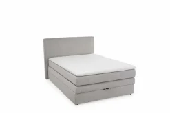 Betten-Boxspringbett Janett 140 x 200 cm Grau