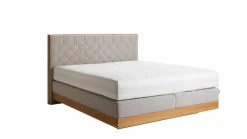 MAISON Betten-Boxspringbett Kansas City Luxe 180x200 cm Grau