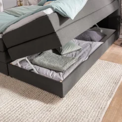 Betten|Ergodream Boxspringbett Lund 180 x 200 cm Dunkelgrau