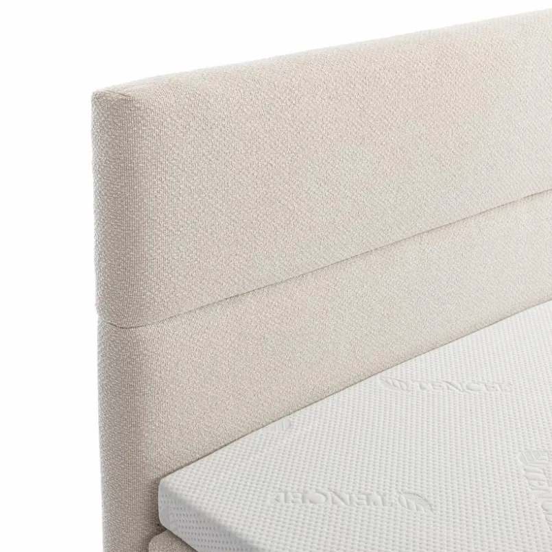 Ergodream Betten-Boxspringbett Lund 180 x 200 cm Sand