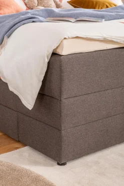Betten|Ergodream Boxspringbett Lund 180 x 200 cm Dark Grey