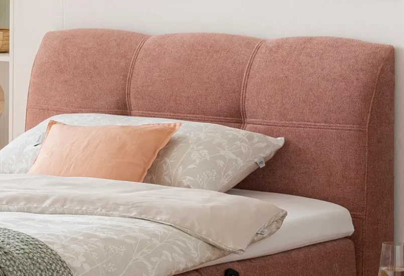 Betten|Ergodream Boxspringbett Lund 120 x 200 cm Rot