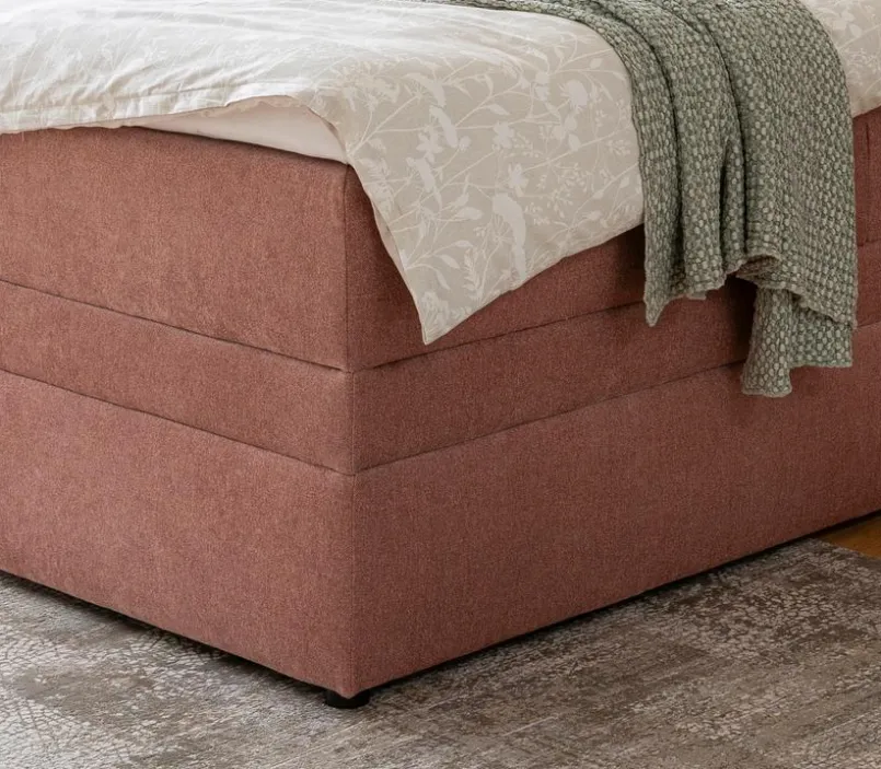 Betten|Ergodream Boxspringbett Lund 120 x 200 cm Rot
