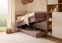Betten|Ergodream Boxspringbett Lund 90 x 200 cm Flieder