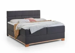 meise.möbel Betten-Boxspringbett Rimini 180 x 200 cm Anthrazit